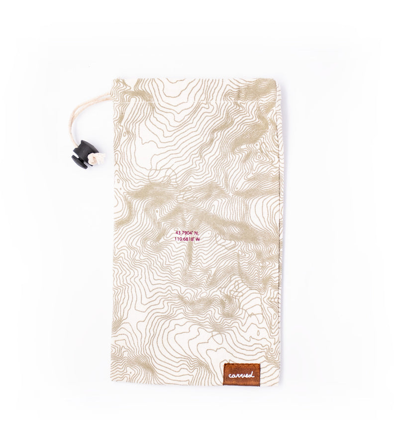 Topographical Canvas Bag