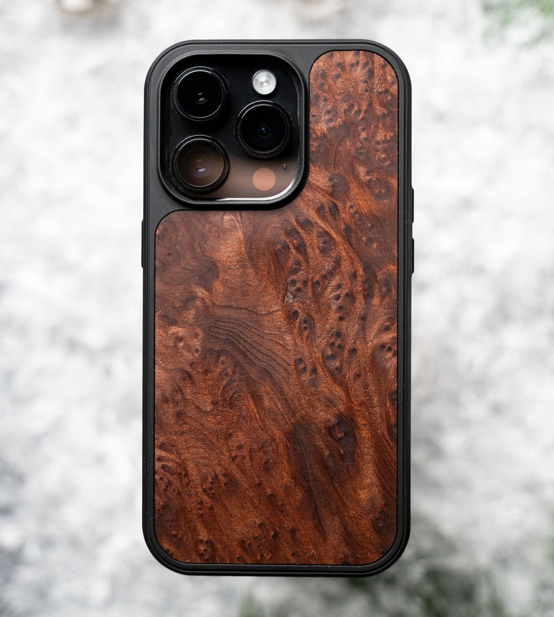 Carved Roots Traveler Case - Redwood Burl