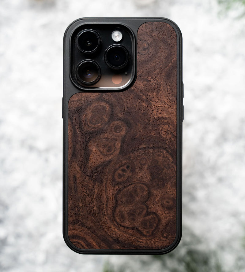 Carved Roots Traveler Case - Walnut Burl