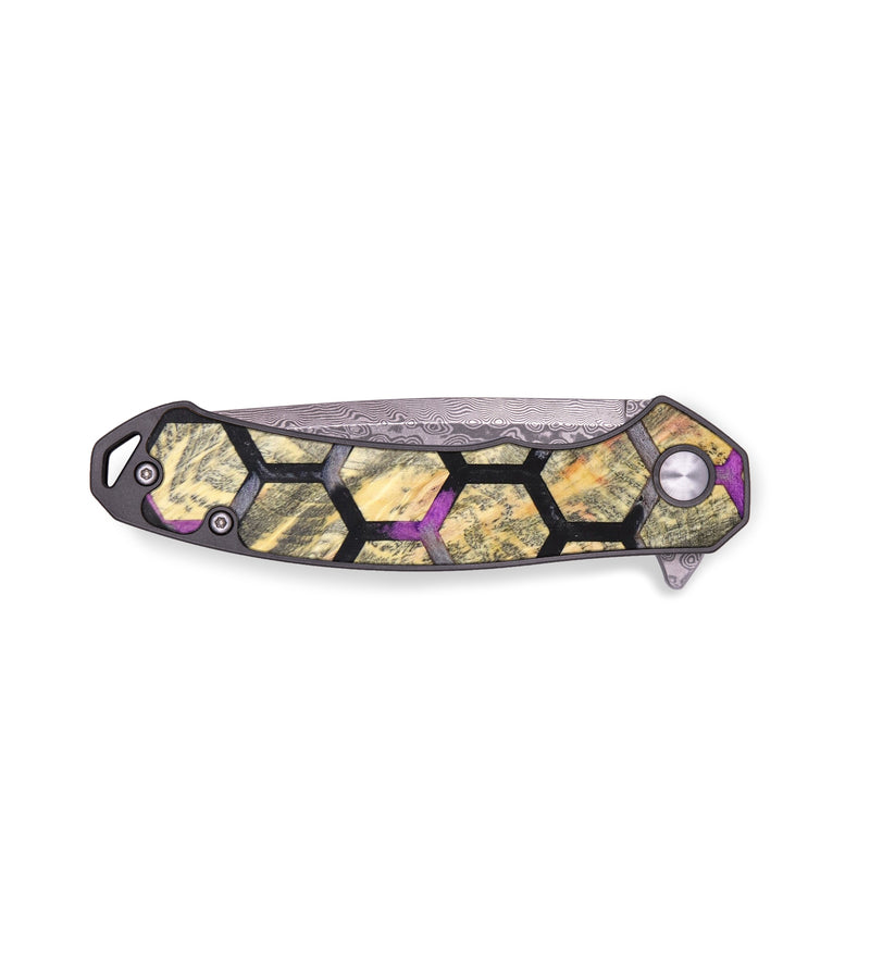 EDC Wood+Resin Pocket Knife - Tate (Pattern, 637100)