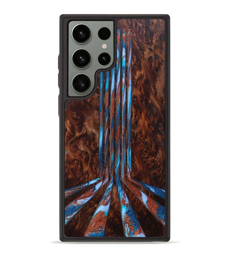 Galaxy S23 Ultra Wood+Resin Phone Case - Myrta (Retro, 634358)