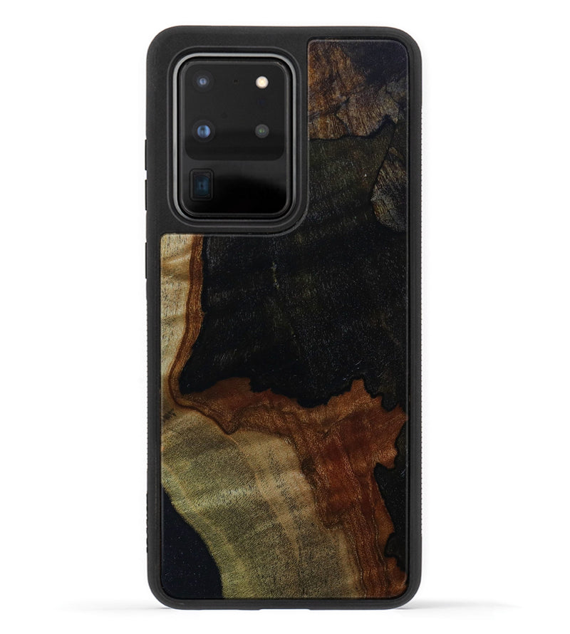 Galaxy S20 Ultra Wood+Resin Phone Case - Caiden (Wood Burl, 648330)