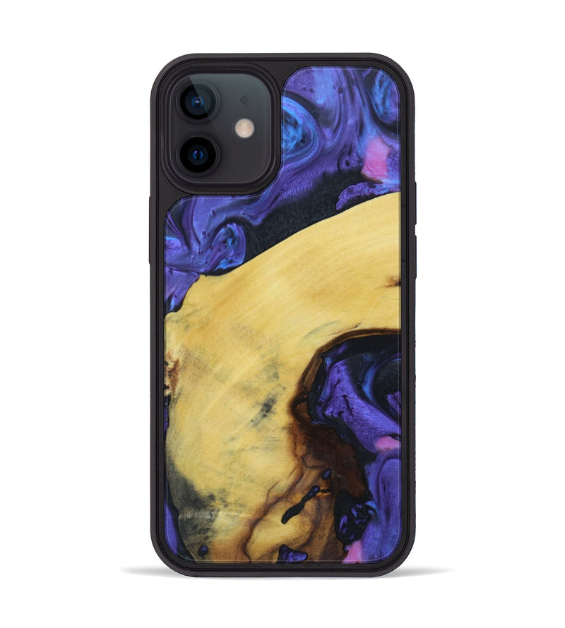 iPhone 12 mini Wood+Resin Phone Case - Dante (Artist Pick, 615233)