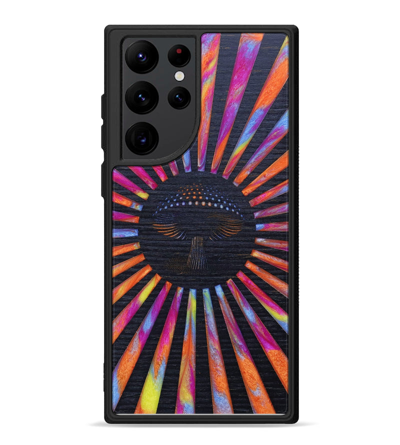 Galaxy S22 Ultra Wood+Resin Phone Case - Shiv (Retro, 634138)