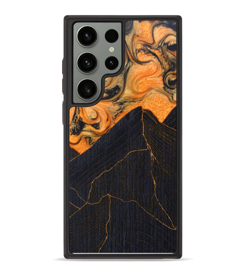 Galaxy S23 Ultra Wood+Resin Phone Case - Anitra (Lava, 624955)