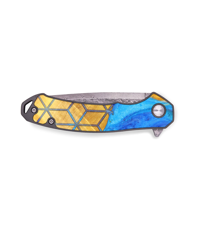 EDC Wood+Resin Pocket Knife - Tabatha (Pattern, 636419)