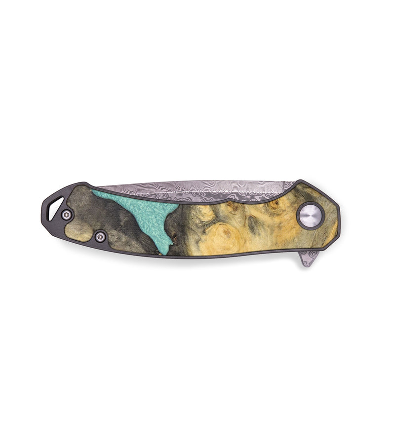 EDC Wood+Resin Pocket Knife - Annalise (Buckeye Burl, 636534)