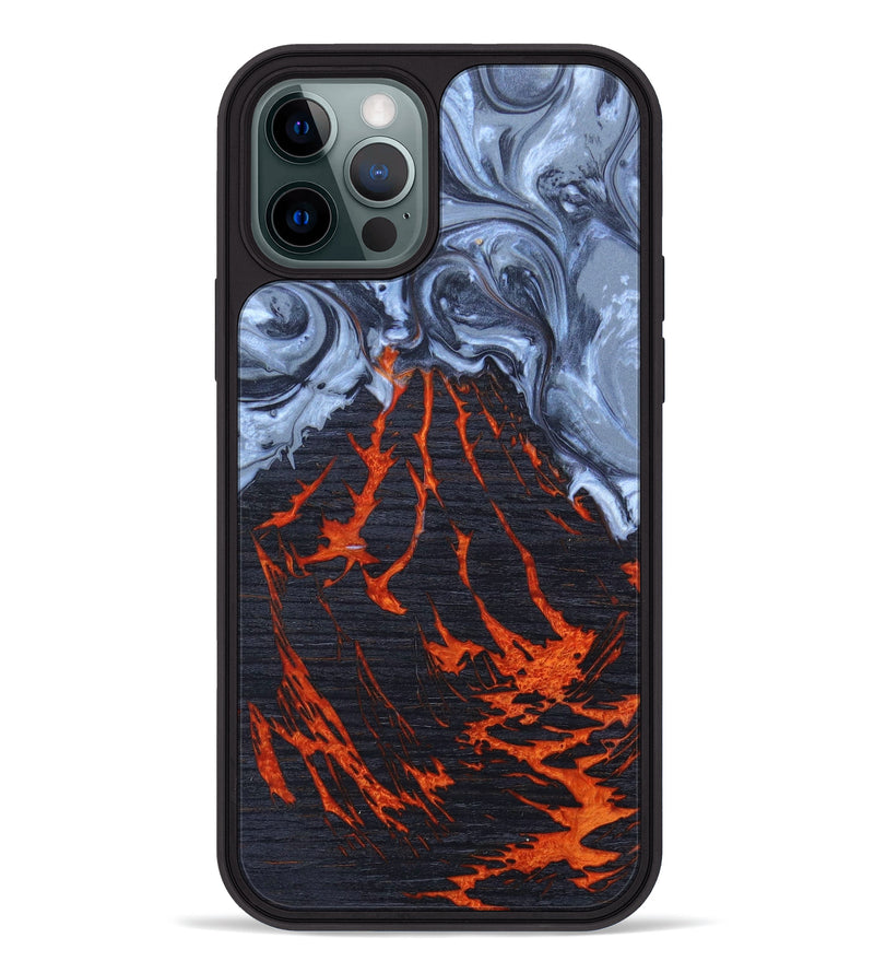 iPhone 12 Pro Wood+Resin Phone Case - Alice (Lava, 627575)