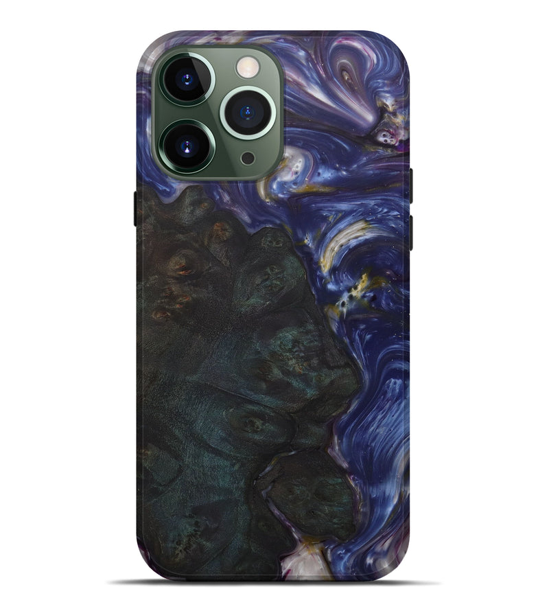 iPhone 13 Pro Max Wood+Resin Live Edge Phone Case - Andee (Purple, 580067)