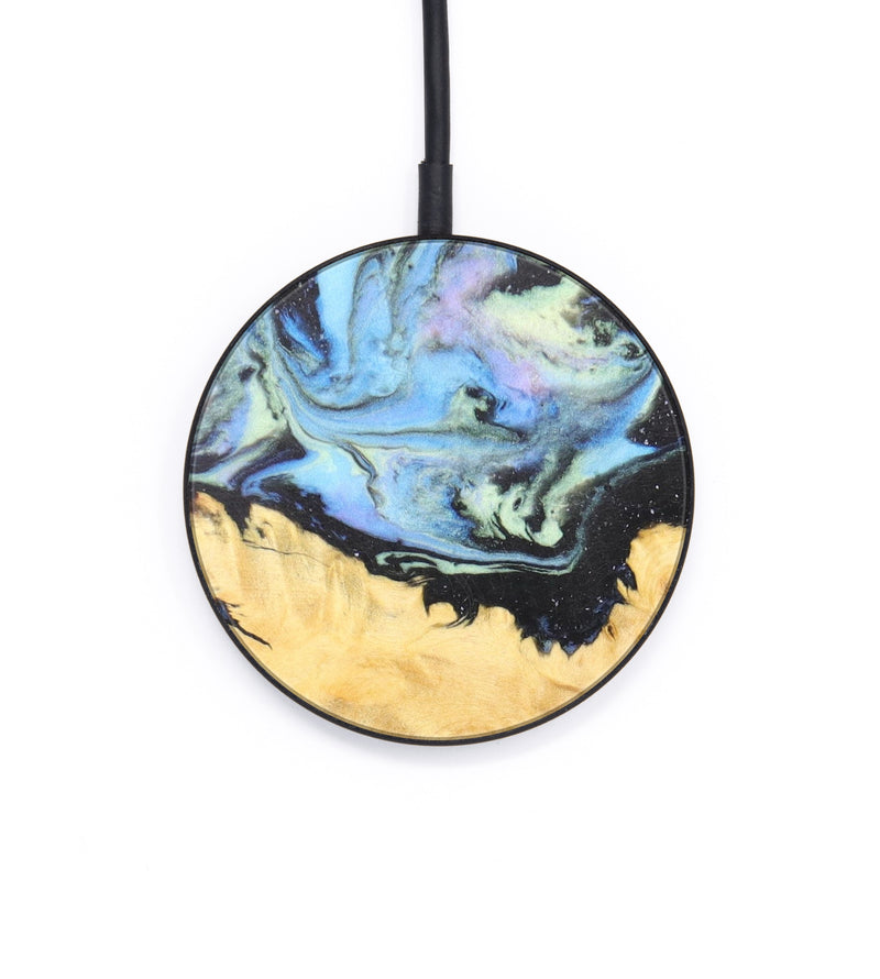 Circle Wood+Resin Wireless Charger - Nigel (Aurora, 617410)