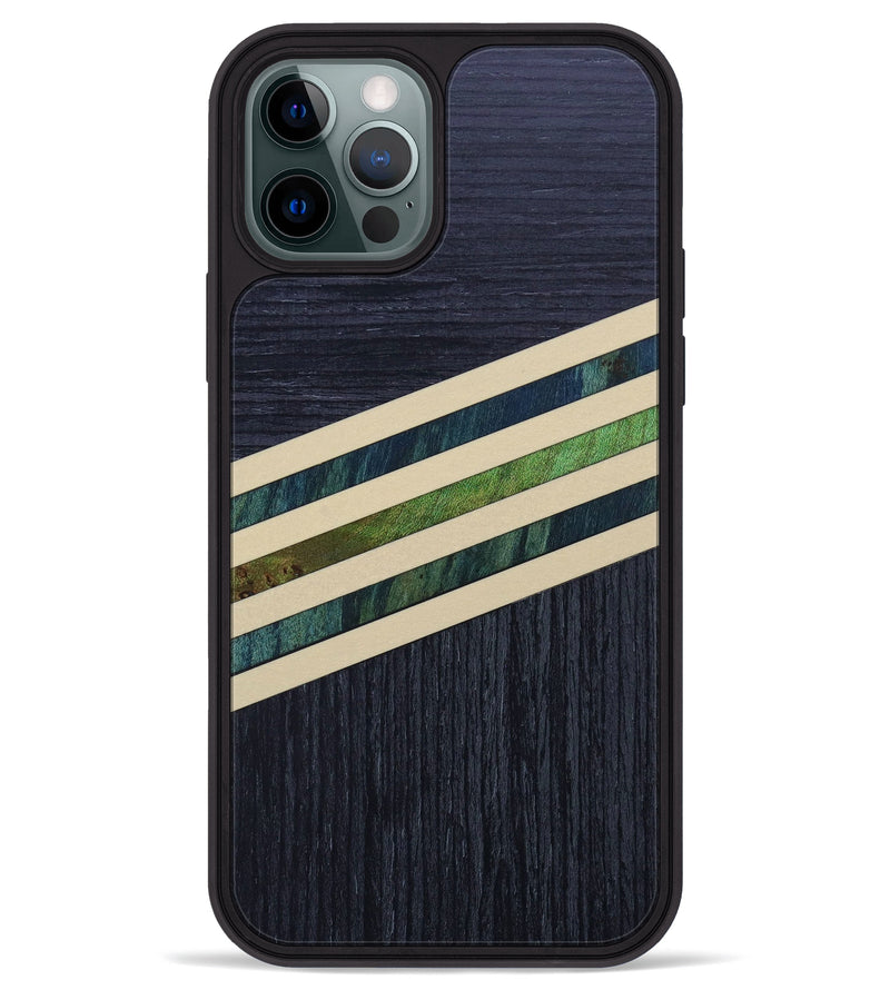 iPhone 12 Pro Max Wood+Resin Phone Case - Bradley (Retro, 636260)
