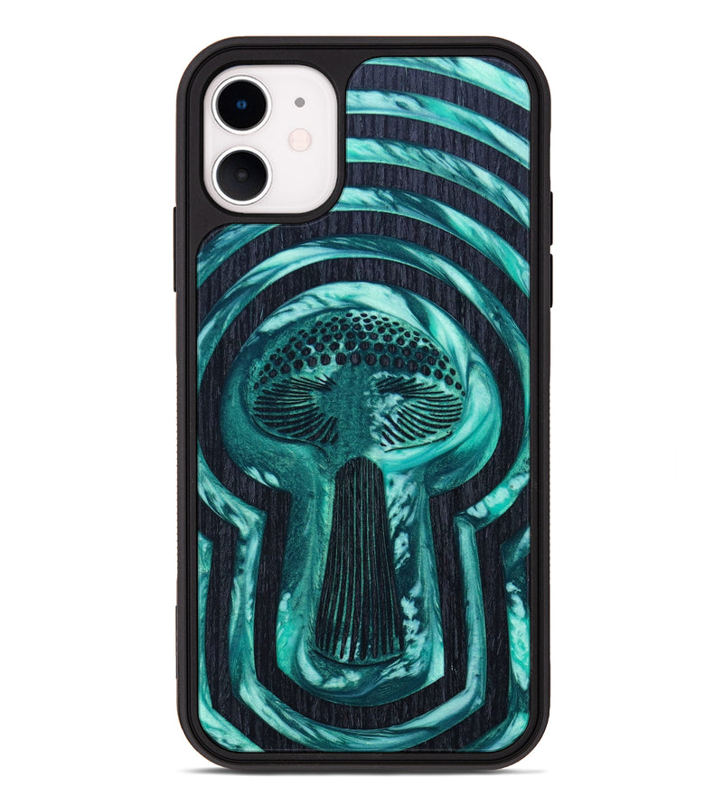iPhone 11 Wood+Resin Phone Case - Sheri (Retro, 633748)