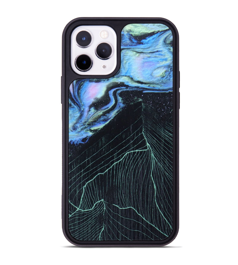 iPhone 11 Pro Wood+Resin Phone Case - Carter (Aurora, 617646)