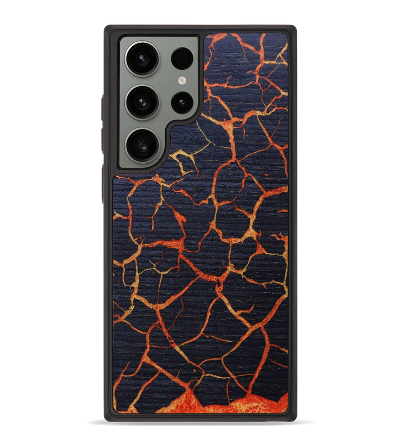 Galaxy S23 Ultra Wood+Resin Phone Case - Andon (Lava, 626048)