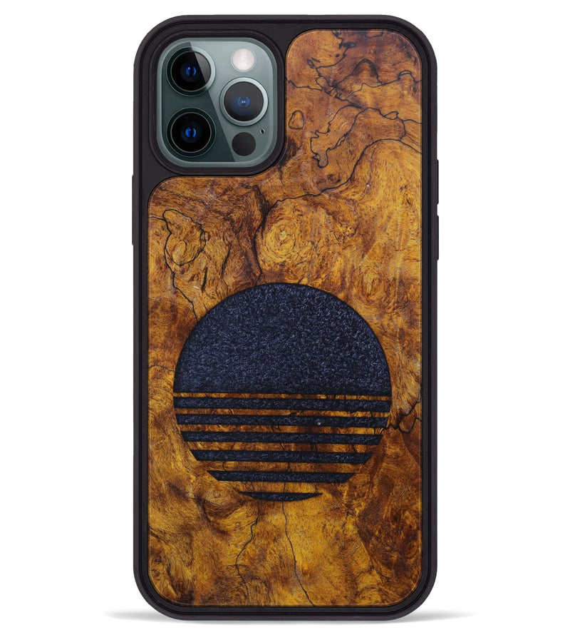 iPhone 12 Pro Max Wood+Resin Phone Case - Radames (Retro, 633789)