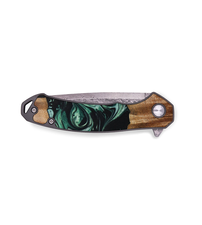 EDC Wood+Resin Pocket Knife - Keegan (Artist Pick, 641894)