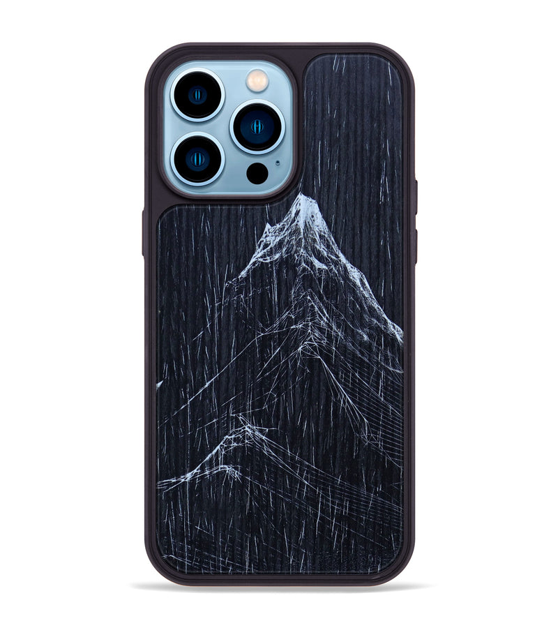 iPhone 14 Pro Max Wood+Resin Phone Case - Sienna (MNTNS, 645772)