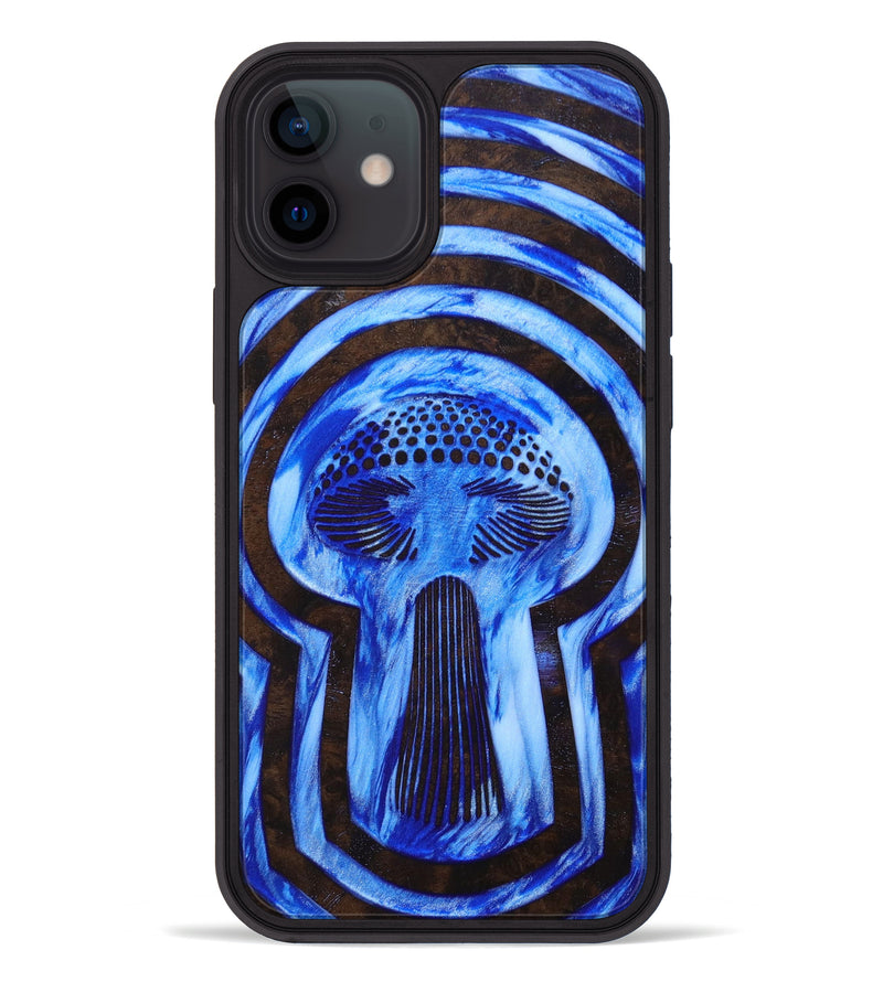 iPhone 12 Wood+Resin Phone Case - Anna (Retro, 636283)