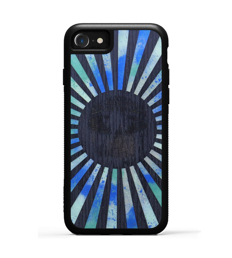 iPhone SE Wood+Resin Phone Case - Linda (Retro, 634389)