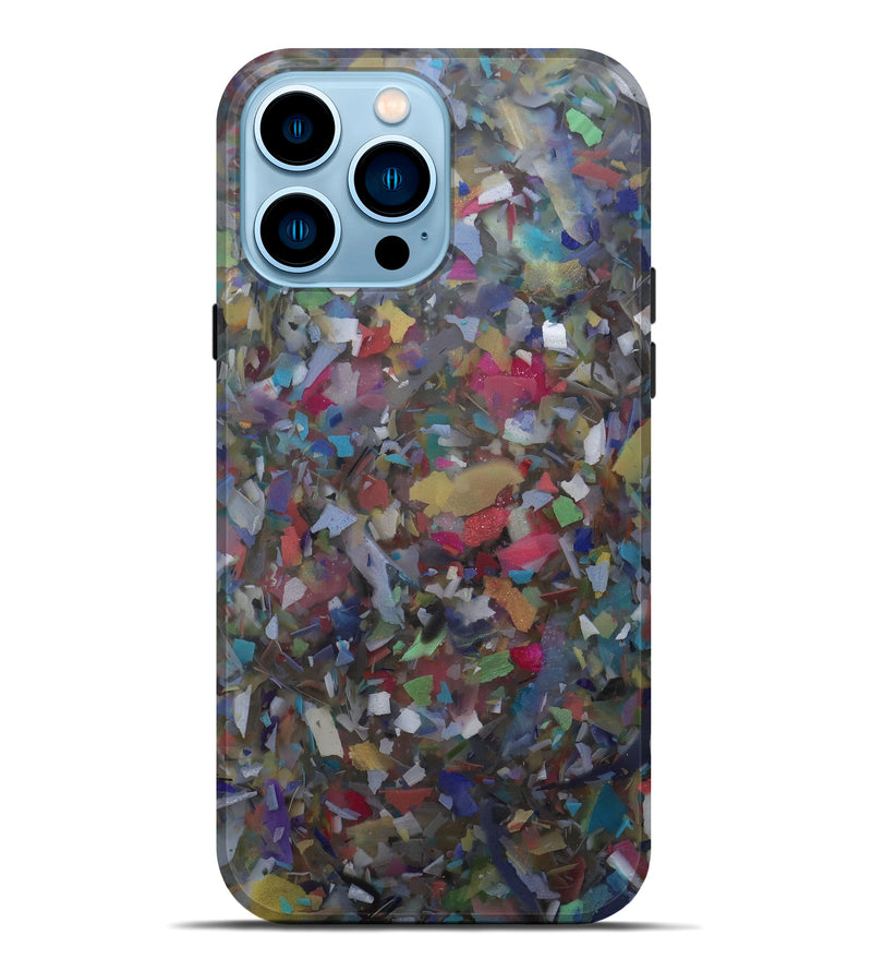 iPhone 14 Pro Max ResinArt Live Edge Phone Case - Coursdev (Confetti, 584046)