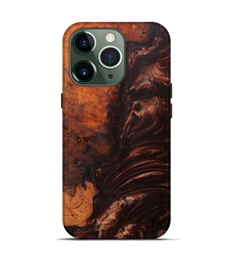 iPhone 13 Pro Wood+Resin Live Edge Phone Case - Ronald (Metallic, 585154)