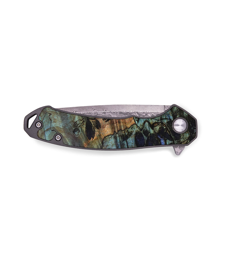 EDC Wood+Resin Pocket Knife - Ron (Pattern, 636370)