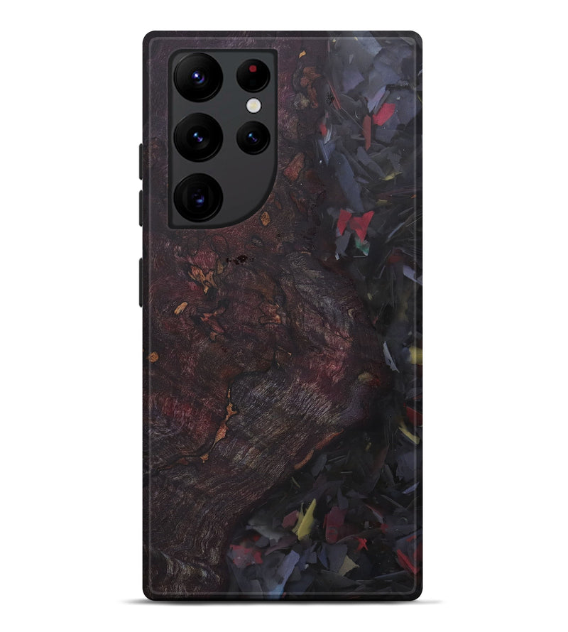 Galaxy S22 Ultra Burl Wood Live Edge Phone Case - Esmail (Confetti, 584087)