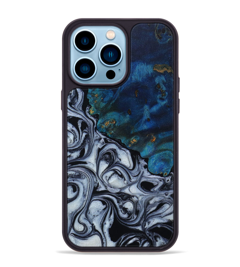 iPhone 14 Pro Max Wood+Resin Phone Case - Leilani (Artist Pick, 648694)
