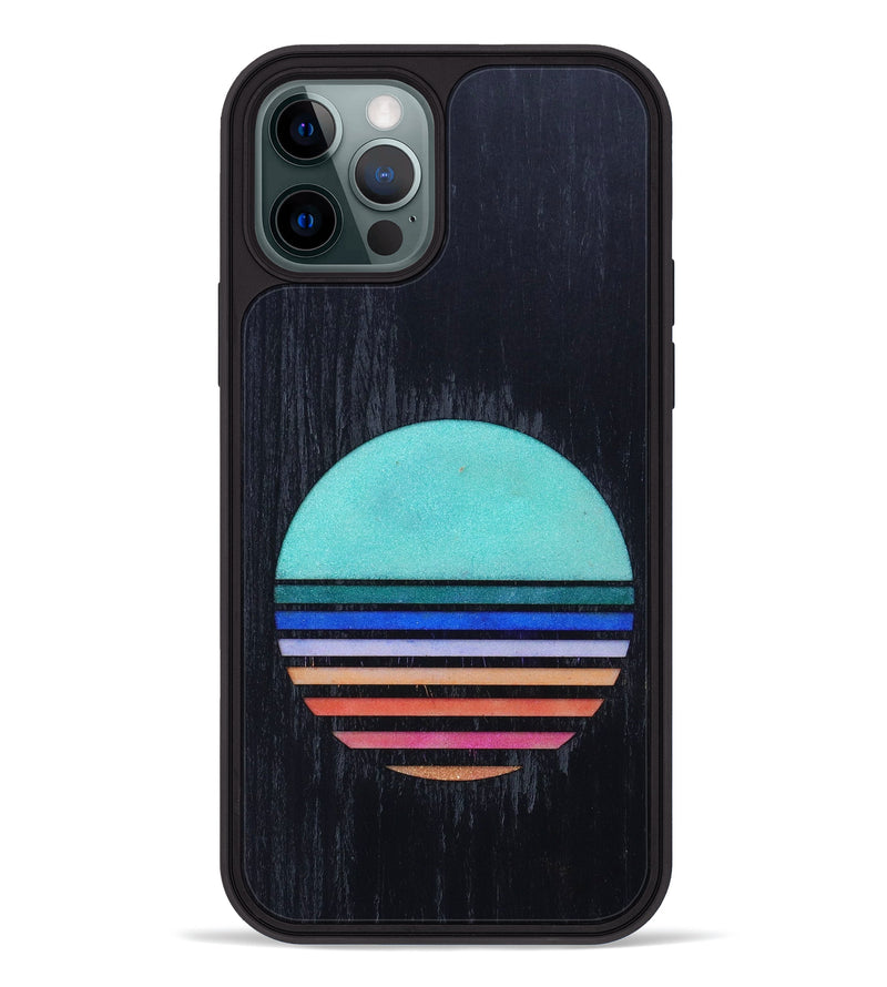 iPhone 12 Pro Wood+Resin Phone Case - Trent (Retro, 636255)