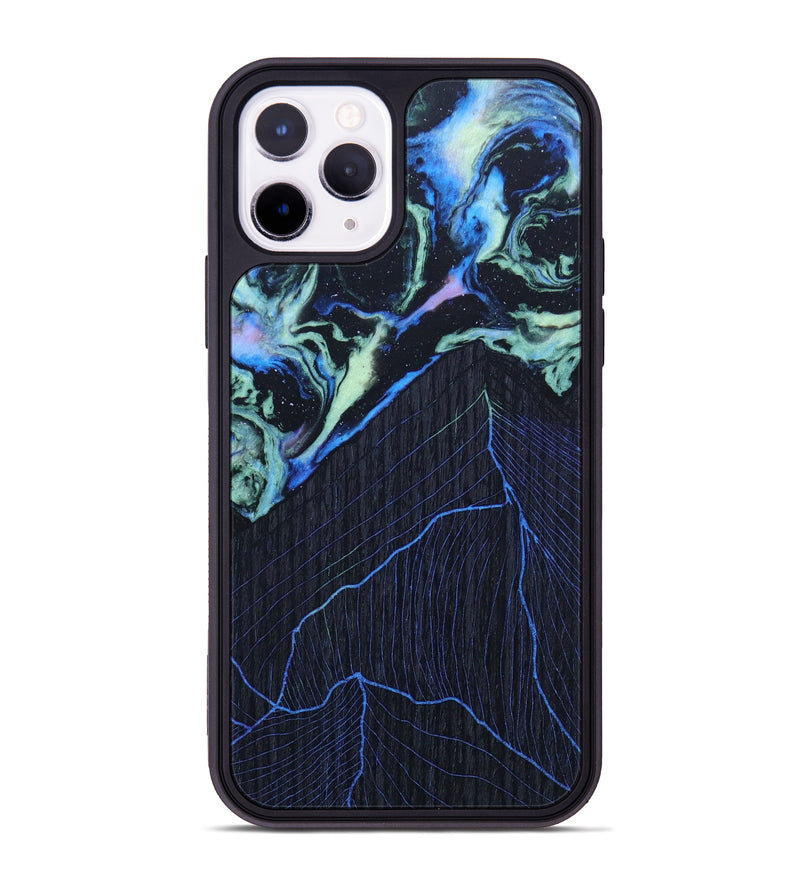 iPhone 11 Pro Wood+Resin Phone Case - Sabastian (Aurora, 618534)