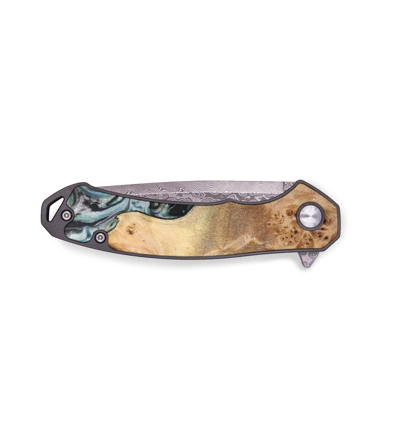 EDC Wood+Resin Pocket Knife - Holden (Green, 637114)