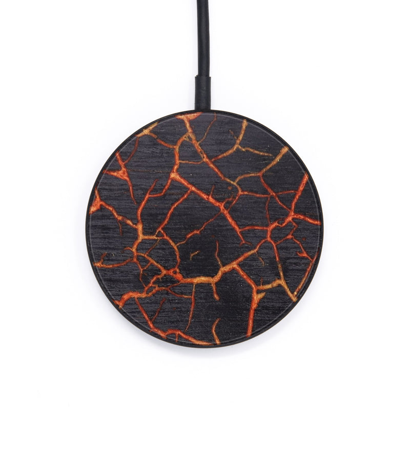 Circle Wood+Resin Wireless Charger - Eliseo (Lava, 626487)