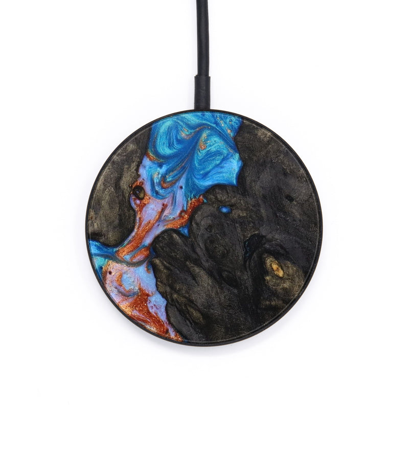 Circle Wood+Resin Wireless Charger - Aubree (Artist Pick, 646972)