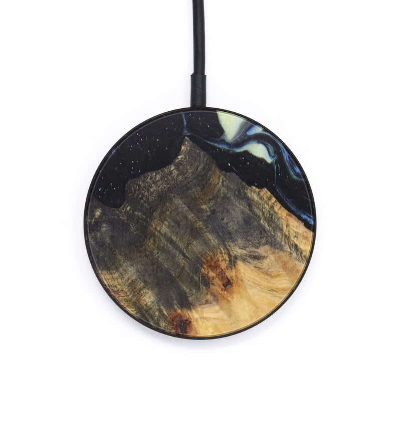 Circle Wood+Resin Wireless Charger - Jakayla (Aurora, 618588)