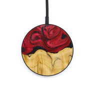 Circle Wood+Resin Wireless Charger - Karson (Red, 644272)