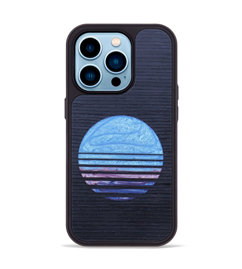 iPhone 14 Pro Wood+Resin Phone Case - Rebecca (Retro, 634471)