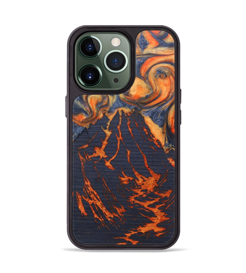 iPhone 13 Pro Wood+Resin Phone Case - Philip (Lava, 627671)