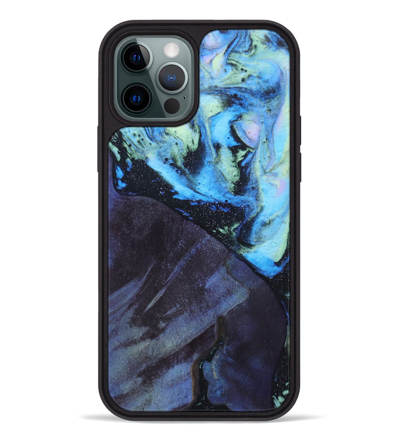iPhone 12 Pro Wood+Resin Phone Case - Bobby (Aurora, 621269)