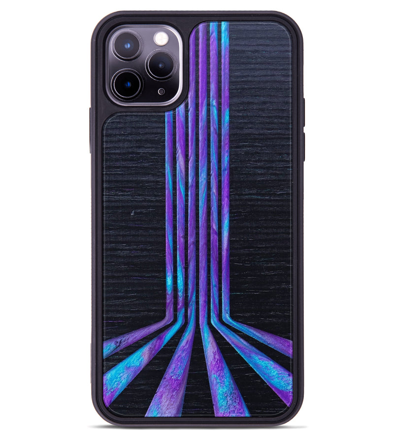 iPhone 11 Pro Max Wood+Resin Phone Case - Juniper (Retro, 636257)