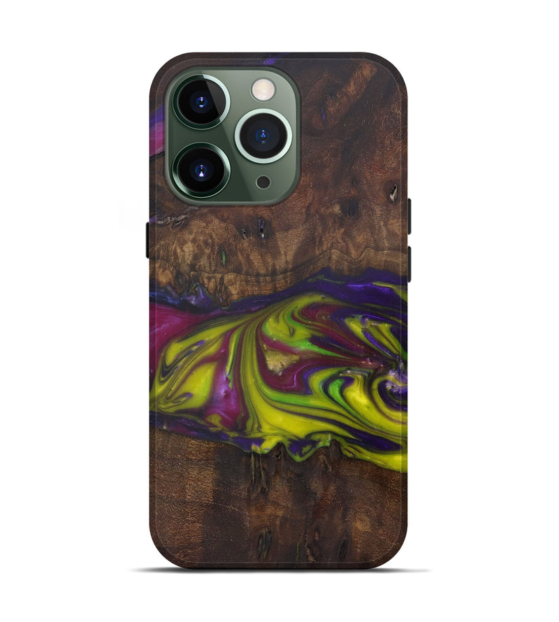 iPhone 13 Pro Wood+Resin Live Edge Phone Case - Orelee (Purple, 576804)