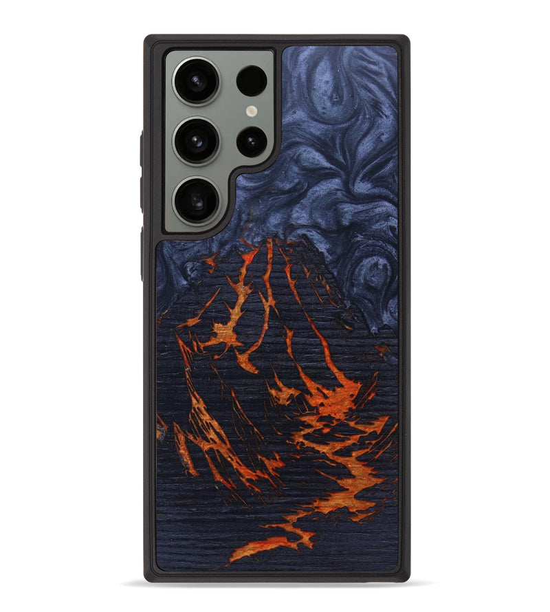 Galaxy S23 Ultra Wood+Resin Phone Case - Roxanna (Lava, 627528)