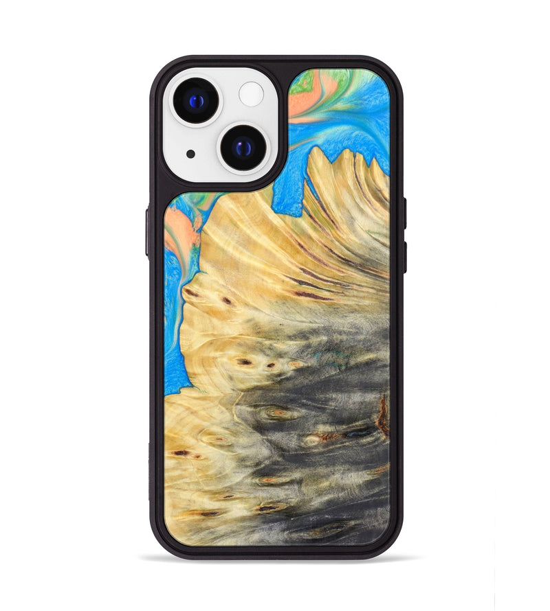 iPhone 13 Wood+Resin Phone Case - Lane (Retro, 634487)
