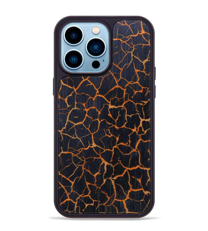 iPhone 14 Pro Max Wood+Resin Phone Case - Seymour (Lava, 625058)