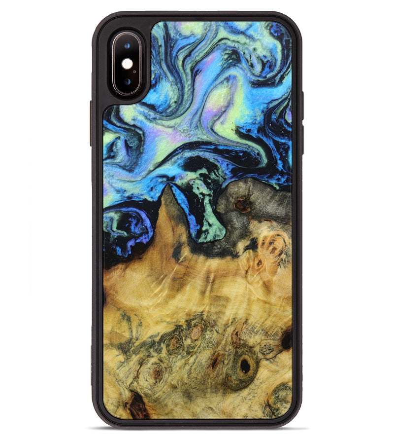 iPhone Xs Max Wood+Resin Phone Case - Zoya (Aurora, 617638)