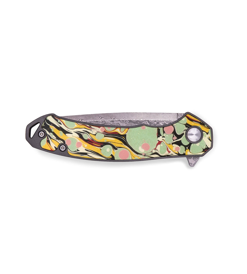 EDC ResinArt Pocket Knife - River (Retro, 636374)