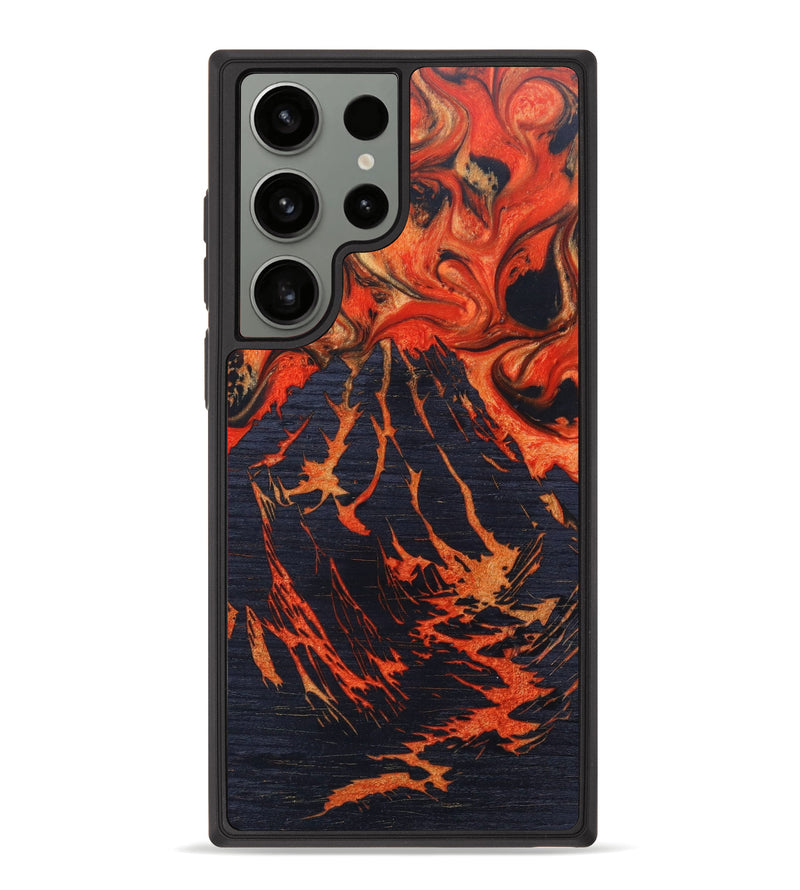 Galaxy S23 Ultra Wood+Resin Phone Case - Adam (Lava, 626068)