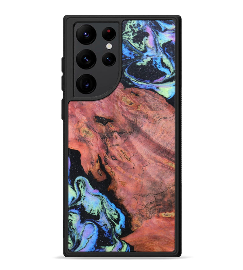Galaxy S22 Ultra Wood+Resin Phone Case - Farrah (Aurora, 617607)