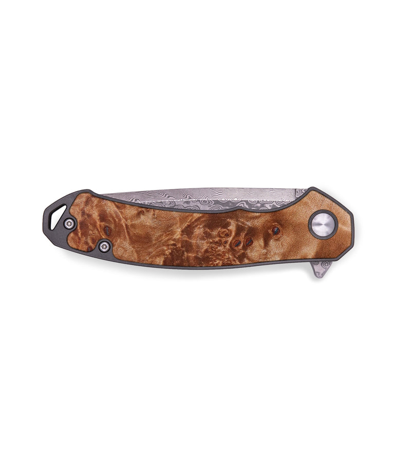 EDC Wood+Resin Pocket Knife - Kyra (Maple Burl, 636522)