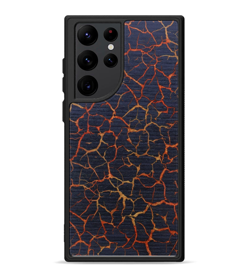 Galaxy S22 Ultra Wood+Resin Phone Case - Kartier (Lava, 627549)