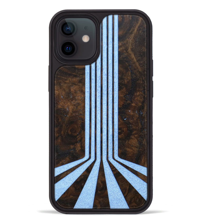 iPhone 12 Wood+Resin Phone Case - Abraham (Retro, 636251)